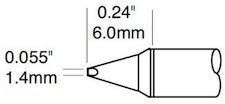 Solder Tip, Smart Heat PowerTips, STTC-838PMetcal  